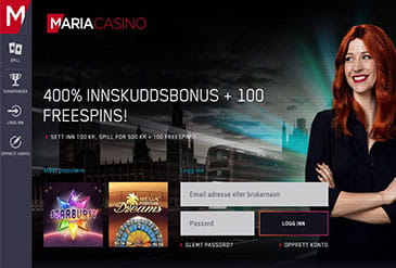Maria Casino hjemmeside lite bilde